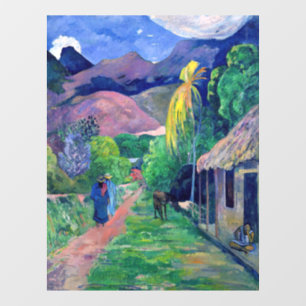 Autocollant Pour Fenêtre Paul Gauguin - Rue de Tahiti