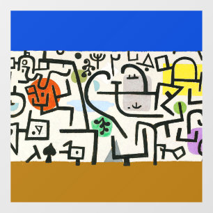 Autocollant Pour Fenêtre Paul Klee Rich Harbor Expressionnisme abstrait