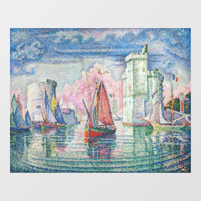 Autocollant Pour Fenêtre Paul Signac - Entrée du port de La Rochelle (Feuille)