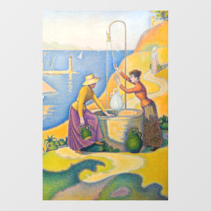 Autocollant Pour Fenêtre Paul Signac - Femmes au puits