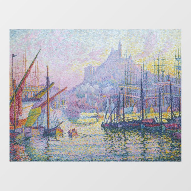 Autocollant Pour Fenêtre Paul Signac - Notre-Dame de la Garde, Marseille (Feuille)