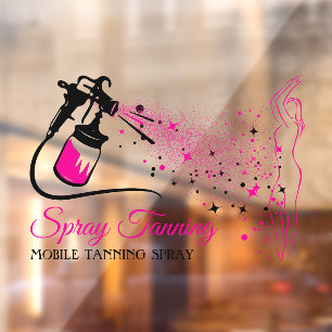 Autocollant Pour Fenêtre Peinture carrosserie en bronzage rose noir mobile