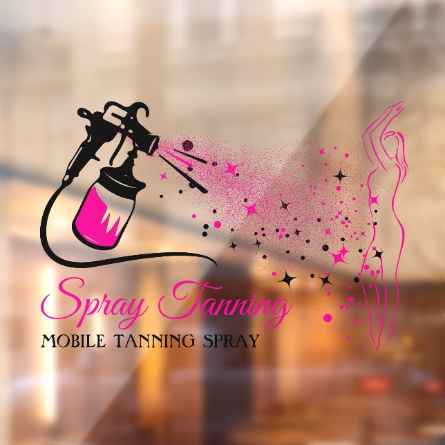 Autocollant Pour Fenêtre Peinture carrosserie en bronzage rose noir mobile (Feuille 2)