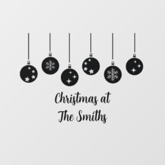 Autocollant Pour Fenêtre Personalized Ornament Christmas Window Cling
