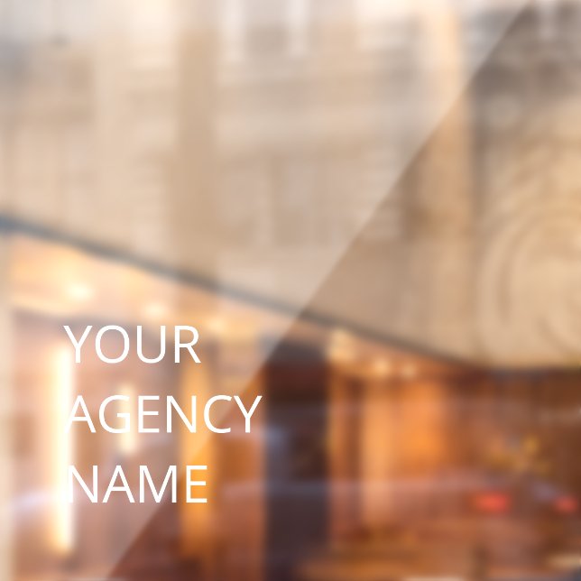 Autocollant Pour Fenêtre Personnalisé (Feuille 2)