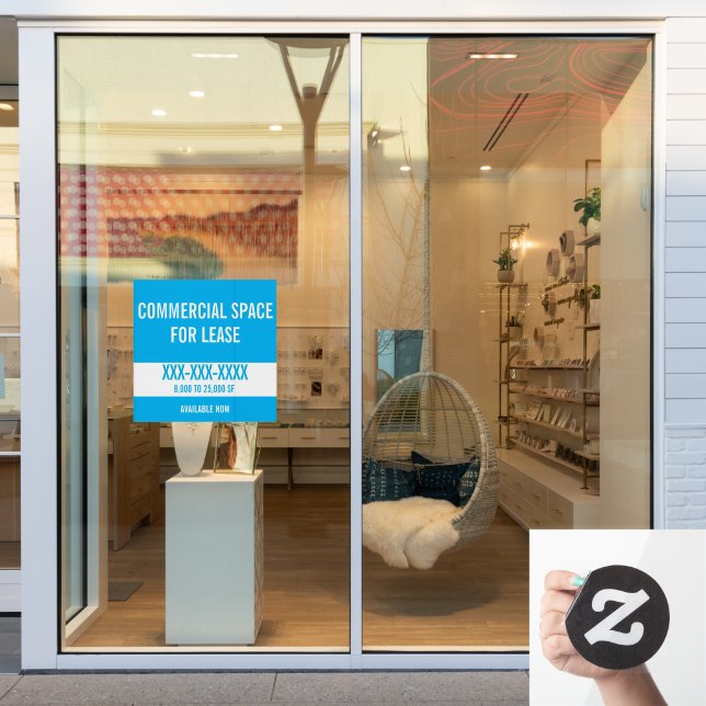 Autocollant Pour Fenêtre Personnaliser Biens Commerciaux Pour Bail Mall Sho (Vitrine du magasin)
