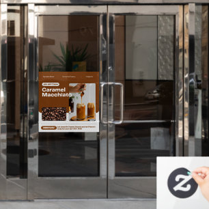 Autocollant Pour Fenêtre Personnaliser Caramel Macchiato Promo Promo Prix R