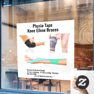 Autocollant Pour Fenêtre Personnaliser Fourniture Médicale Physio Tape Knee