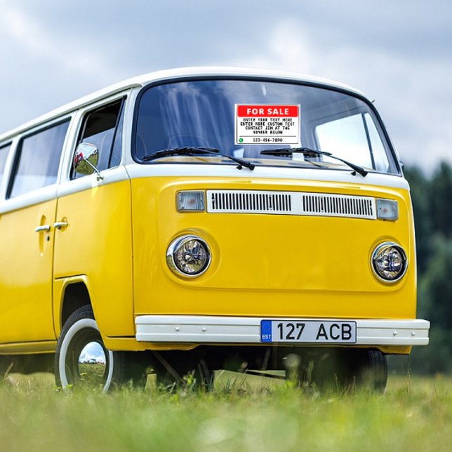 Autocollant Pour Fenêtre Personnaliser Générique À Vendre Home Voiture Van  (Créateur téléchargé)