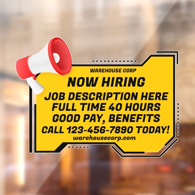 Autocollant Pour Fenêtre Personnaliser Haut-parleur Générique Loud Maintena (Feuille 2)