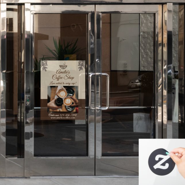 Autocollant Pour Fenêtre Personnaliser la publicité pour la devanture de l' (Porte de bureau)