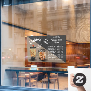 Autocollant Pour Fenêtre Personnaliser le devant de la boutique de beignets