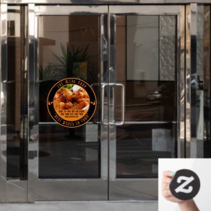 Autocollant Pour Fenêtre Personnaliser le grand avant de restaurant de l'ai