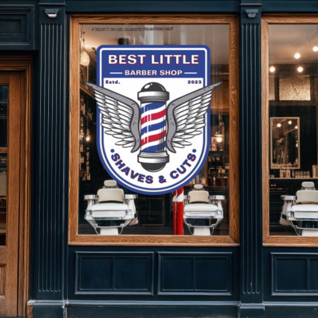 Autocollant Pour Fenêtre Personnaliser le poteau traditionnel de salon de c (Créateur téléchargé)