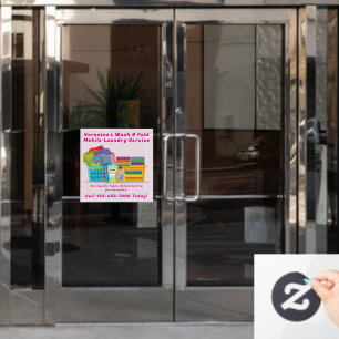 Autocollant Pour Fenêtre Personnaliser le service de lessive avec ramassage