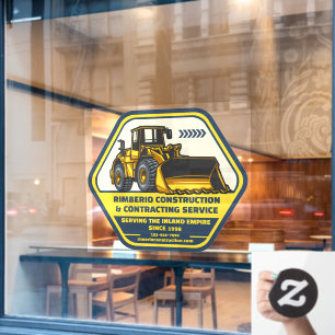 Autocollant Pour Fenêtre Personnaliser l'entreprise de contrat de construct