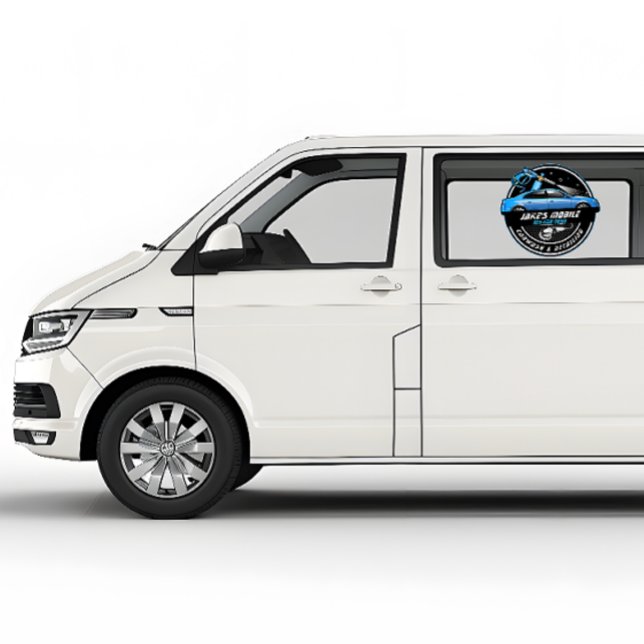 Autocollant Pour Fenêtre Personnaliser l'entretien de lavage de voiture mob (Créateur téléchargé)