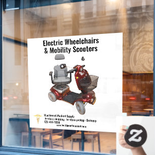 Autocollant Pour Fenêtre Personnaliser les scooters de mobilité pour fourni