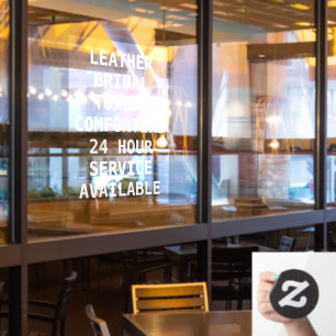 Autocollant Pour Fenêtre Personnaliser les services de nettoyage à sec avan