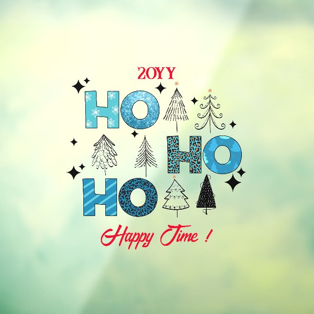 Autocollant Pour Fenêtre Personnaliser Santa Claus (Feuille 3)