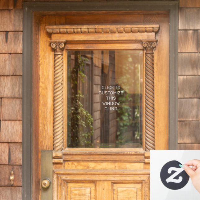 AUTOCOLLANT POUR FENÊTRE PERSONNALISEZ CETTE ADHÉSIVE DE FENÊTRE (Porte d'accueil)