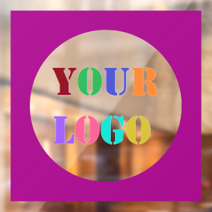 Autocollant Pour Fenêtre Personnalisez votre logo d'entreprise Cling de fen