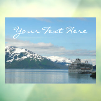 Autocollant Pour Fenêtre Photographie de voyage de croisière en Alaska