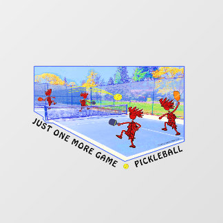 Autocollant Pour Fenêtre PICKLEBALL juste un autre clic de fenêtre de jeu