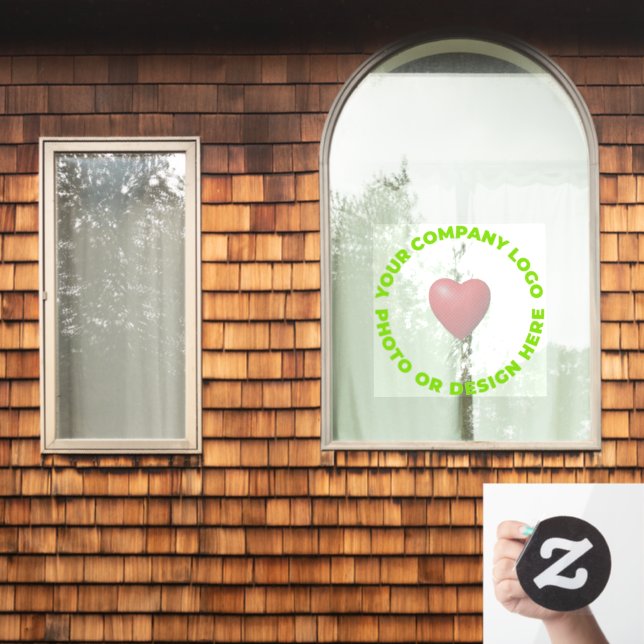 Autocollant Pour Fenêtre Pièce de fermeture de fenêtre photo personnalisée  (Fenêtre d'accueil)