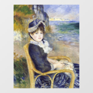 Autocollant Pour Fenêtre Pierre-Auguste Renoir - Au bord de la mer