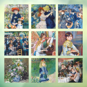 Autocollant Pour Fenêtre Pierre-Auguste Renoir - Chefs-d'oeuvre Grille Coll