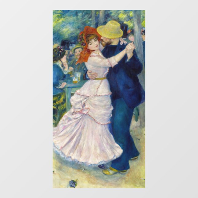 Autocollant Pour Fenêtre Pierre-Auguste Renoir - Danse à Bougival (Feuille)