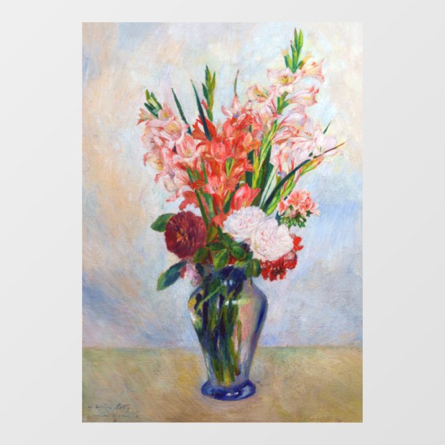 Autocollant Pour Fenêtre Pierre-Auguste Renoir - Gladioli (Feuille)