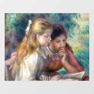 Autocollant Pour Fenêtre Pierre-Auguste Renoir - Lecture
