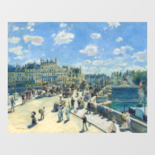 Autocollant Pour Fenêtre Pierre-Auguste Renoir - Paris, Pont-Neuf