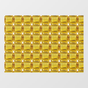 Autocollant Pour Fenêtre Pierre jaune