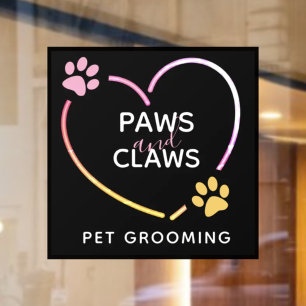 Autocollant Pour Fenêtre Pneuon rose Jaune Animaux de compagnie Grossissant