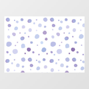 Autocollant Pour Fenêtre pois peint à la main