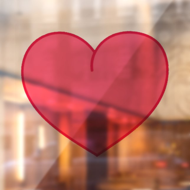 Autocollant Pour Fenêtre Pop d'amour (Feuille 2)
