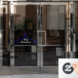 Autocollant Pour Fenêtre Porte de promotion d'entreprise de nettoyage à sec