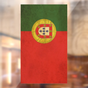 Autocollant Pour Fenêtre Portugal Drapeau Vintage
