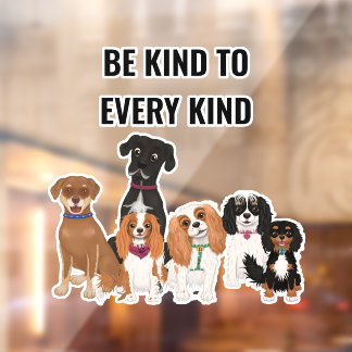 Autocollant Pour Fenêtre Poster personnalisé ChienChienCute