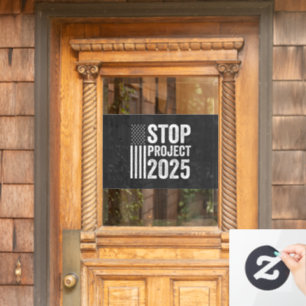 Autocollant Pour Fenêtre Projet 2025 Trump Amérique républicaine USA