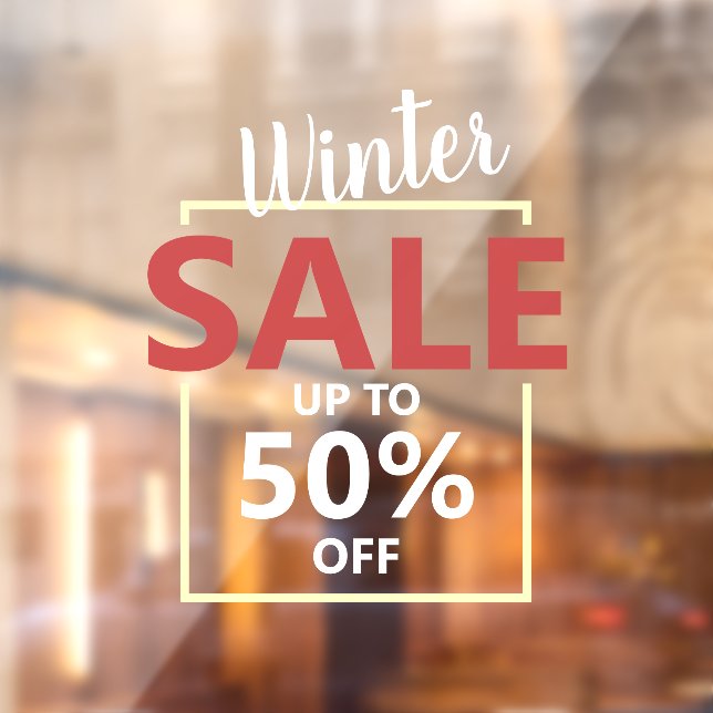 Autocollant Pour Fenêtre Promotion de la vente d'entreprise moderne (Feuille 2)