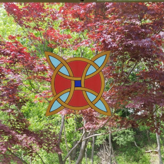 Autocollant Pour Fenêtre Protection nordique contre la sorcellerie ou le no (Nordic Protection from Witchcraft or Witch's Knot Window Clings on window)