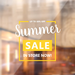 Autocollant Pour Fenêtre Publicité pour vente promotionnelle d'entreprise m