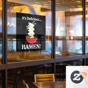 Autocollant Pour Fenêtre Ramen C'est délicieux Ramen Restaurant