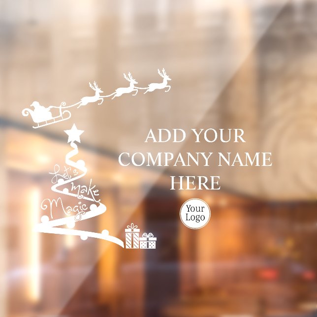 Autocollant Pour Fenêtre Réalisons le logo Magic Christmas Store (Feuille 2)