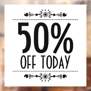 Autocollant Pour Fenêtre Remise vente décorative