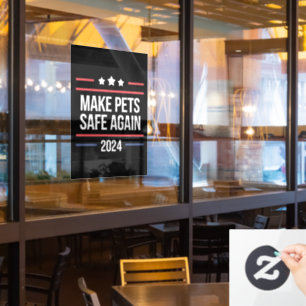 Autocollant Pour Fenêtre Rendre les animaux en sécurité à nouveau amusant S